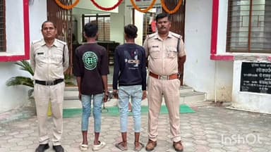 विजयराघवगढ़: ग्राम टीकर में रास्ता रोककर शराब के लिए पैसे मांगने और मारपीट करने वाले दो आरोपी गिरफ्तार