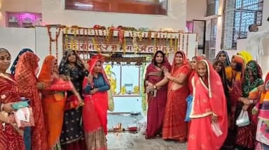 रामगढ़ पचवारा: श्री ब्रह्माणी माता मंदिर मंडावरी में कार्तिक माह के छठ पर्व पर आयोजित हुआ विशाल भजन संध्या और सत्संग कार्यक्रम