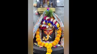 *श्री_काले_महादेव_जी_का_संध्या_आरती_समय_श्री_गणपति_महाराज_जी_के_स्वरूप_मे #love #kedarnath