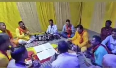 ओडगी: सूरजपुर जिले के ओडगी विकासखण्ड की शिव मंदिर में रामायण पाठ का आयोजन किया गया