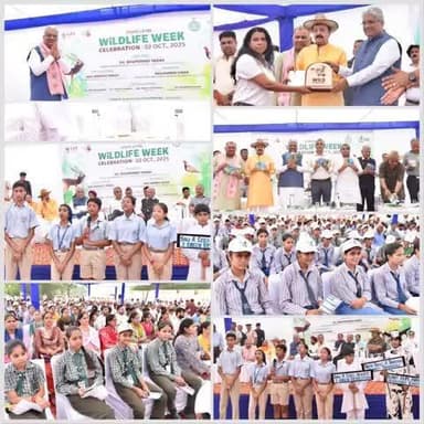 Union Environment Minister Shri Bhupender Yadav lays Foundation Stone of ‘Namo Van’ at Manesar, to mark Wildlife Week 2025
#WildLifeWeek2025.