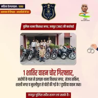 #JaipurPolice #JaipurPoliceAtAction #भारतीय_न्याय_संहिता
#नवीन_आपराधिक_कानून