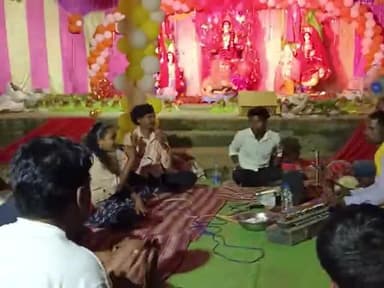 Prasad Rajpur parsa gudi gram Panchayat Durga Puja samiti