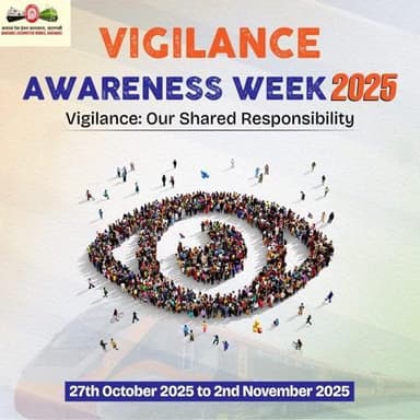BLW  proudly observes #VigilanceAwarenessWeek2025, fostering a culture of integrity, transparency, and good governance across the organisation.
#VigilanceAwarenessWeek2025 
@railminindia