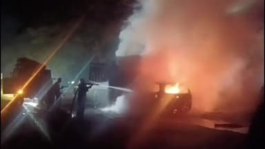 ಶ್ರೀರಂಗಪಟ್ಟಣ: ಪಾಲಹಳ್ಳಿ ಬಳಿ ಟಿಪ್ಪರ್ ಹಾಗೂ ಇನೋವ ಕಾರು ನಡುವೆ ಡಿಕ್ಕಿ, ಹೊತ್ತಿ ಉರಿದ ಕಾರು ,ಚಾಲಕ ಸಜೀವ ದಹನ