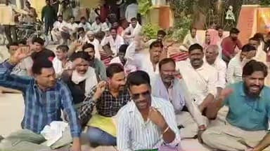 श्रीविजयनगर की धान मंडी में बंद धान का तोला, मजदूर संघ का आरोप- अधिकृत श्रमिकों को नहीं मिल रहा काम