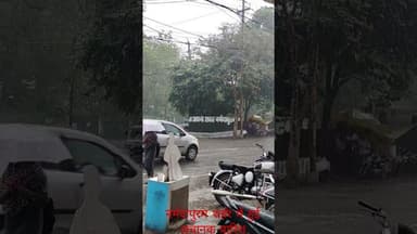 नर्मदापुरम शहर में मौसम में आया बदलाव अचानक कोई तेज बारिश #song #khabriyanews24