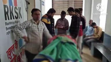 पटेरा: एक्चेंज के पास दो बाइकों की आमने-सामने की टक्कर, दो घायल, इलाज जारी