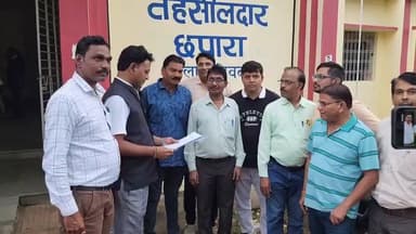 छपारा: पत्रकार अजय ठाकरे का नाम FIR से हटाने की मांग, पत्रकार संघ ने छपारा तहसीलदार को सौंपा ज्ञापन