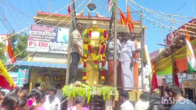 ஆண்டிப்பட்டி: இந்து முன்னணி தேனி வடக்கு மாவட்டம் கடமலைகுண்டில் தேவர் ஜெயந்தியை முன்னிட்டு மாலை அணிவித்து மரியாதை செலுத்தினர்