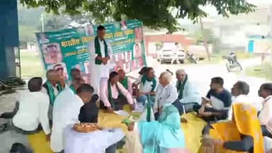 अमरिया: अमरिया ब्लॉक परिसर में भाकियू लोकशक्ति ने बीडीओ को संबोधित ज्ञापन एडीओ पंचायत को सौंपा