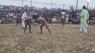 खरीक: खरीक में दंगल प्रतियोगिता शुरू, भारत से पहुंच रहे महिला-पुरुष पहलवान, उमड़ी भीड़