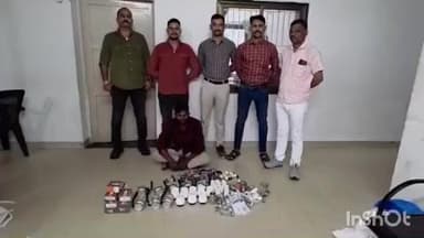 લુણાવાડા: ચોપડા ગામ પાસેથી ચોરીના સામાન સાથે એક ઝડપાયો