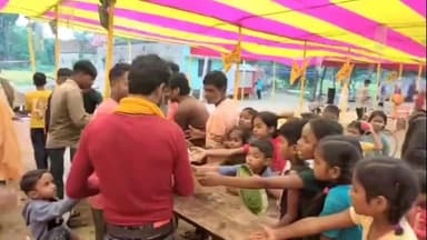 सिसवन: सिसवन के कचनार में हुआ भंडारे का आयोजन