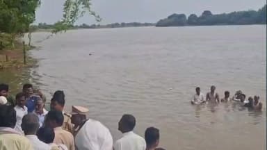 पुर्णा: देऊळगाव दुधाटे येथे गोदावरी नदीपात्रात स्वाभिमानीचे जलसमाधी आंदोलन