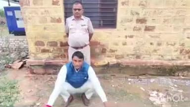 सरमथुरा: अवैध खनन के वांछित आरोपी भगवानसिंह को किया गया गिरफ्तार