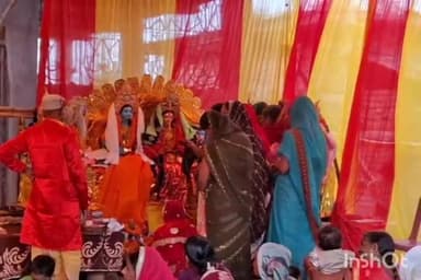 पड़वा: कोकरसा में आयोजित नवाह्न परायण महायज्ञ में राम विवाह संपन्न