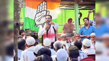 ধুবুৰী ভাগ: বিন্যাছাৰাত ৰাইজৰ সৈতে মত বিনিময় যুৱ নেতা তথা কংগ্ৰেছৰ আশাবাদী প্ৰাৰ্থী কাজী মাহমাদুল হাছানৰ