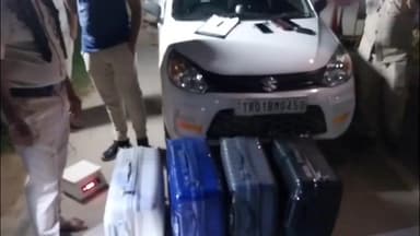 খোয়াই: বাইজাল বাড়ি নাকা পয়েন্টে একটি গাড়ি থেকে ৮০ কেজি গাজা সহ আটক ২