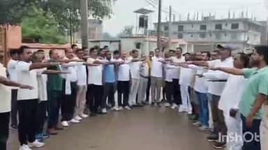 हैदरनगर: हैदरनगर में राष्ट्रीय एकता दिवस पर “रन फॉर यूनिटी” का आयोजन, अधिकारियों और ग्रामीणों ने ली एकता की शपथ