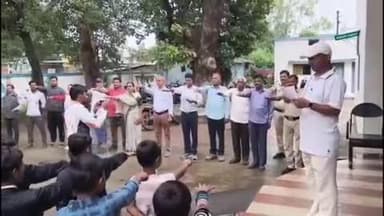 जयसिंहनगर: जयसिंहनगर थाना परिसर में राष्ट्रीय एकता दिवस पर एकता की शपथ ली गई