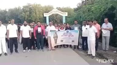 धर्माबाद: सरदार वल्लभ भाई पटेल यांच्या जयंतीनिमित्त लाल बहादूर शास्त्री महाविद्यालय ते काकाणी शाळेपर्यंत रन फॉर युनिटी दौड संपन्न