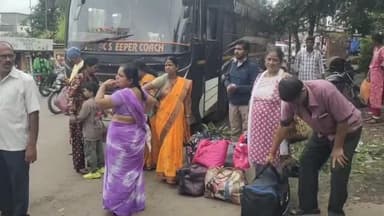 सातारा: नादुरुस्त बसमुळे प्रवाशांचे सातारा शहर पोलीस ठाण्यासमोर हाल; आठ तासांचा प्रवास सोळा तासांतही अपुरा