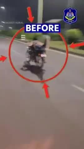રાજકોટ ગોંડલ નેશનલ હાઈવે ઉપર  સ્ટંટનો વિડીયો વાયરલ,પોલીસે કરાવ્યું કાયદાનું ભાન