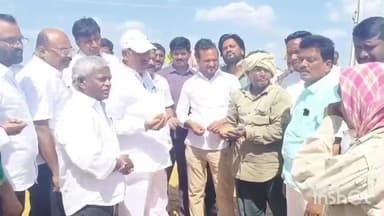 గీసుగొండ: కాకతీయ మెగా టెక్స్టైల్ పరిధిలో ఇటీవల కురిసిన వర్షాలకు దెబ్బతిన్న రోడ్లను, పంటలను పరిశీలించిన ఎమ్మెల్యే