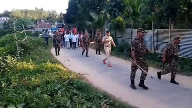 সোনামুড়া: দীর্ঘ আড়াই বছর পর নলছড় বাজারে মন্ত্রি সুধাংশু দাসের পদত্যাগের দাবিতে সরব সিপিআইএম