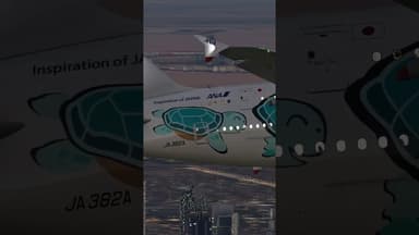 All Nippon Airways A380 flying in Dubai#aviation #dubai #airplane #flight || Voice of Sea ||