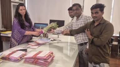 अलीराजपुर: आम आदमी पार्टी के पूर्व प्रदेश सचिव माधव सिंह किराडे ने कलेक्टर नीतू माथुर से जिला कलेक्ट्रेट में की मुलाकात