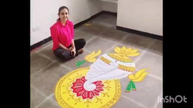 जीरन: जीरन के शासकीय महाविद्यालय में जिला स्तरीय युवा उत्सव के तहत रंगोली प्रतियोगिता का आयोजन