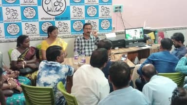 খয়রাশোল: SIR নিয়ে অভিষেক বন্দ্যোপাধ্যায়ের ভার্চুয়াল বৈঠকে ভার্চুয়ালি উপস্থিত হল খয়রাশোল ব্লকের একাধিক তৃণমূলের নেতৃত্বরা