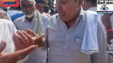 रायपुर रानी अनाज मंडी में फसल को लेकर किसानों ने लगाया जाम, प्रशासन की मदद से खुला जाम, 2 घंटे का अल्टीमेटम