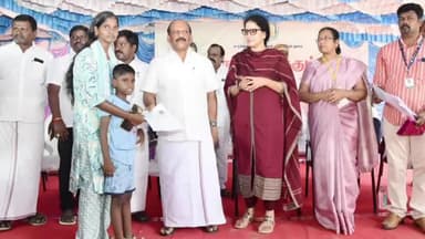 குன்றத்தூர்: கோவூர் ஊராட்சியில் நடைபெற்ற நலன் காக்கும் ஸ்டாலின் மருத்துவ முகாமினை குறு சிறு &  நடுத்தர தொழில் நிறுவனங்கள் துறை அமைச்சர் அன்பரசன் ஆய்வு செய்தார்