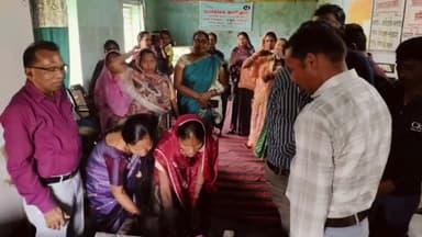 ग्राम पंचायत माहुद मचान्दुर में आदि कर्मयोगी अभियान के अंतर्गत ग्राम सभा का आयोजन किया गया