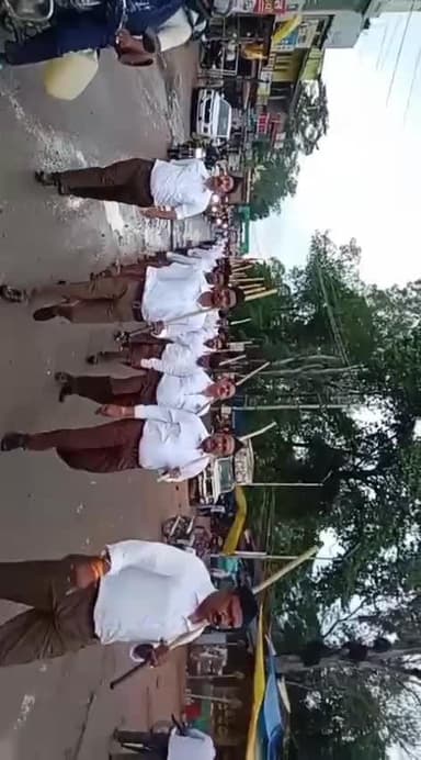 #RSS100Years
राष्ट्रीय स्वयंसेवक संघ के स्थापना के“शताब्दी वर्षगांठ”के अवसर पर मंडल राजपुर में पथसंचलन संपन्न हुआ!