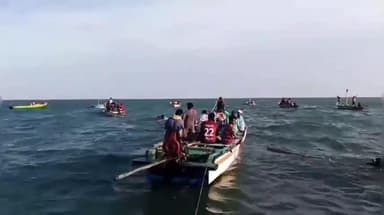 திருவாடனை: நடிகர் சூரி நடிக்கும் படத்தின் படப்பிடிப்பின் போது தொண்டி கடலில் படகு கவிழ்ந்து விபத்து.