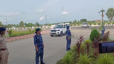 cm nitish ji aaye rajgir khel maidan