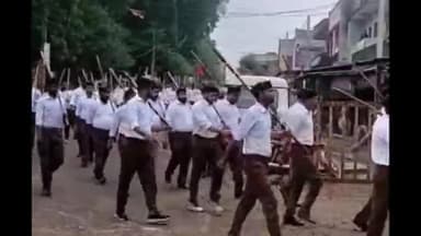 मक्सूदनगढ़: मक्सूदनगढ़ में राष्ट्रीय स्वयंसेवक संघ ने निकाला पद संचलन नगर के लोगों ने किया जगह-जगह भव्य स्वागत