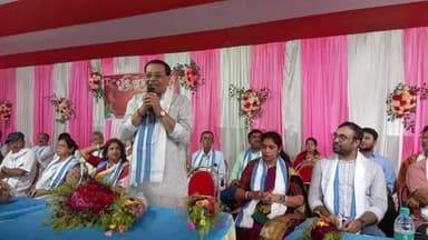 হাঁসখালি: বগুলা শ্যামাশ্রী পূজা কমিটির সংবর্ধনা ও খুঁটিপুজো অনুষ্ঠানে রাজ্যের মন্ত্রী উজ্জ্বল বিশ্বাস