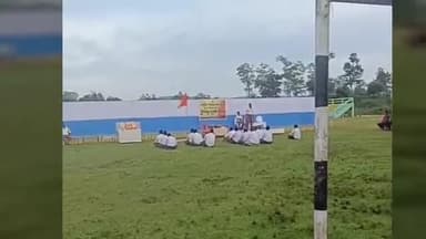 কমলপুর: সুরমা মহাবীর চা বাগান মাঠে রাষ্ট্রীয় স্বয়ংসেবক সংঘের শতবর্ষ পূর্তিকে সামনে রেখে দুর্গা চৌমুহনী খন্ডের বিজয়া দশমী