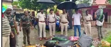 लौकहा: लौकहा थाना पुलिस ने जब्त 1929.87 लीटर शराब को किया विनष्ट