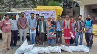 नित्थर: श्रीखंड वेलफेयर एंड चैरिटेबल सोसायटी ने आनी और निरमंड में 200 परिवारों को राहत सामग्री बांटी