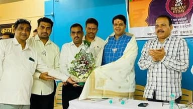 सुधागड: पाली सुधागड येथे गुजराती समाज हॉलमध्ये जीएसटी सुधार संमेलन संपन्न