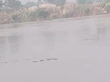 Purvi Champaran garm manpurwa ka bhude nadi ka pani bahut teji se