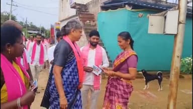 మొగుళ్లపల్లి: ఓటు కోసం వచ్చే నేతల్ని నిలదీయండి : బీఆర్ఎస్ జిల్లా అధ్యక్షురాలు గండ్ర జ్యోతి