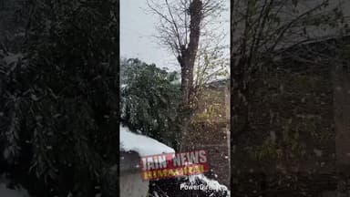 कुदरत सब कुछ तहस नहस करने पर आमादा किसकी बिसात जो प्रकृति के विरुद्ध टिक पाए,,#viral #snow #follow