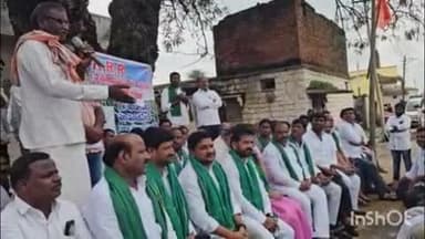 నవాబ్పేట: భూములు నమ్ముకుని బతుకుతుంటే రేవంత్ రెడ్డి భూములు అమ్ముకుని బతుకుతున్నాడు : మాజీ ఎమ్మెల్యే ఆనంద్